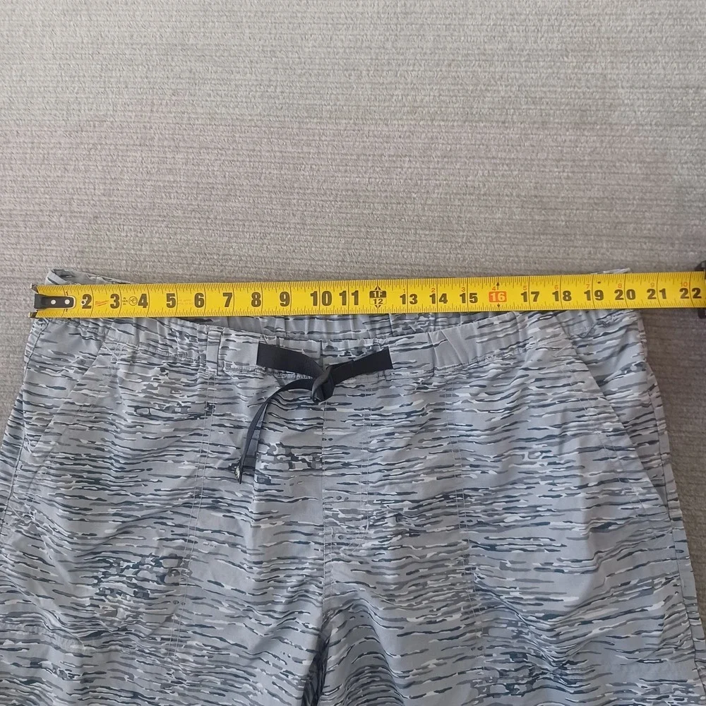 REI Trailmade Amphib Shorts‎ Mens XL Gray Belted Ripstop Hiking Swim UPF 50